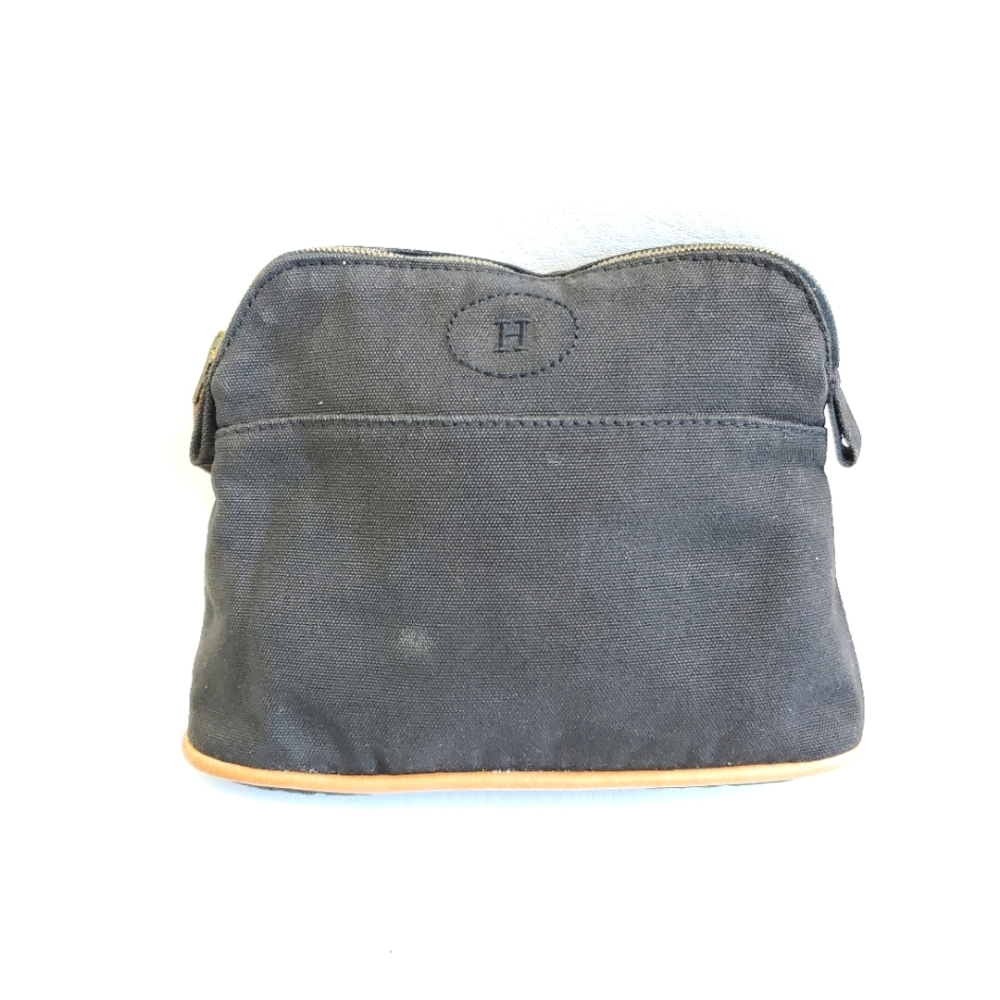 Hermès Canvas Cosmetic Bag